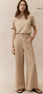 Jude linen pants taupe